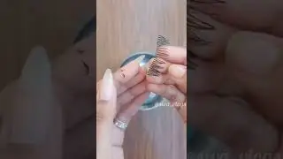 How to Clean False Eyelashes// #shorts #ytshorts #falseeyelashes #howtocleanfalseeyelashes #fakelash