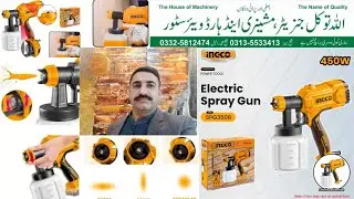 INGCO SPG3508 Spray Gun | UNBOXING 450W | 03325812474 WHATSAPP 