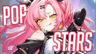 Nightcore - POP/STARS (But it hits different) (Lyrics)