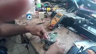 rádio Pioneer deh-x1850ub não liga total parado