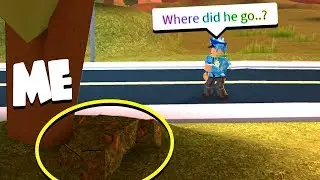 DISGUISING AS THE GRASS! (Roblox Jailbreak)