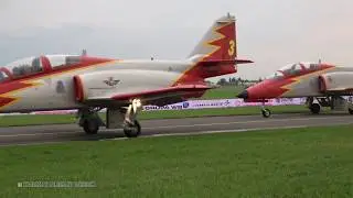 4Kᵁᴴᴰ Patrulla Aguila Spanish Air Force Aerobatic Team Full Display @ RADOM AIRSHOW 2018