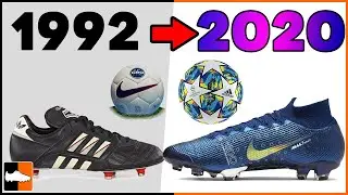 Champions League Evolution! 🏆 Soccer Cleats & Ball History