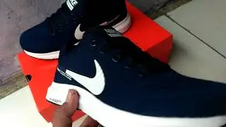 Sepatu nike zoom import navy