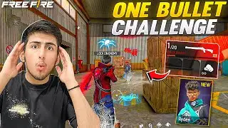 One Bullet Challenge With New Characters😱🤣Is crazy - Free Fire India