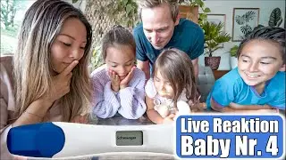 LIVE REAKTION Mama ist schwanger 🤰🏼 4. Geschwisterchen! Schwangerschaftstest live VLOG! Mamiseelen