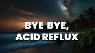 Acid Reflux Frequency | GERD Healing | Music for High Acidity & Stomach Pain Relief | Black Screen
