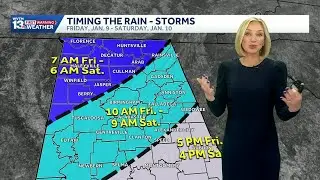 First Warning Impact Days: Heavy rain and strong storms may lead to flash flooding across Alabama.