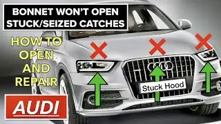 Audi Bonnet/Hood Won't Open? Easy Fix