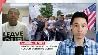 Armenian parents clash with Antifa in Los Angeles over LGBTQ+ curriculum in elementary schools