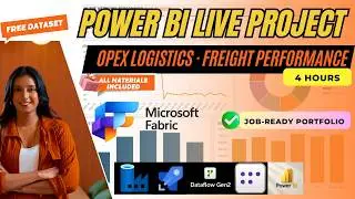 Power BI Live Project 2026 | End-to-End Data Analyst Project with Free Dataset | Microsoft Fabric