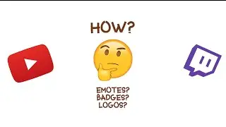 The BEST way to create Twitch/YouTube Emotes, Badges, Banners, & Logos!(EASY TO USE, NOT CLICKBAIT)!