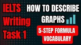 How to Describe Graphs Like a Pro in IELTS Writing Task 1 | Simple 5-Step Formula + Band 8 Example