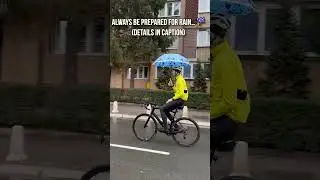 How NOT to Cycle in the Rain&hellip; (Real Tips in Caption!) #cyclinglife #cyclingtips  #rainyride