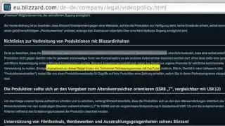 Let's Play Lizenzen bekommen - Blizzard