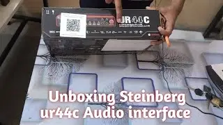 Steinberg Ur44c Audio interface unboxing in hindi   #soundcardforstudio #channelaudiointerface
