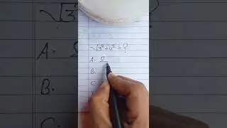 3 ka square + 4 ka square ka hall rooth = ? || #upsc #ssc #trending #shorts
