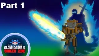 BOTH ENDINGS!!! - Clone Drone in the Danger Zone - Alpha Gameplay Part 1
