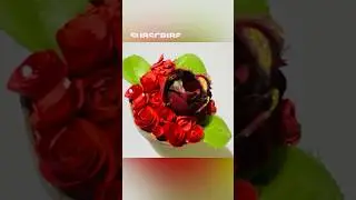 DIY Bouquet Of Paper Flower 💐🌹| Easy Paper Craft #shorts  #youtubeshorts #papercraft #viralshorts
