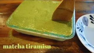 4 Ingredient Matcha Tiramisu | Katherine's Kitchen