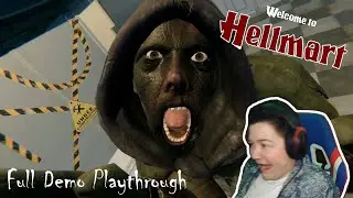 TERRIFYING Hellmart Playthrough - Full Complete Demo with ending