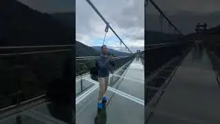 Glass Bridge Guangzhou China 🇨🇳 (4K) l Wonder green in China. #travel #china  #GlassBridge