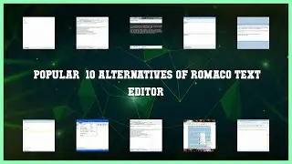Romaco Text Editor | Top 19 Alternatives of Romaco Text Editor