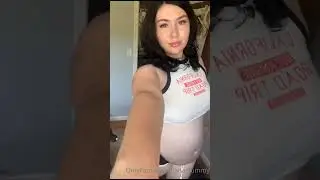 Tianastummy Belly Walking Slowmo - BBW Belly