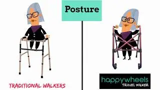 What Makes A Good Walker || HappyWheels Travel Walker | Product Feature
