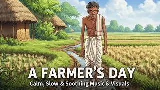 A Farmer's Day | Ghibli-style ASMR Desi Animation | Calm Relaxing Peaceful Story