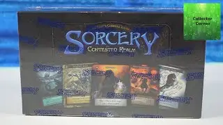 Sorcery Contested Realm Full Booster Box Unboxing TCG Packs | CollectorCorner