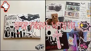 Kpop penpal with me | Halloween theme ✨