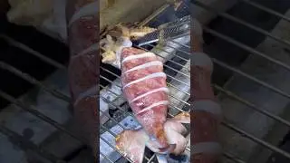 Epic Street Food BBQ! Watch the Squid Sizzle 🧂🔥