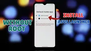 Установите ASUS Launcher на ЛЮБОЙ Android (без рута!)