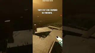 Playing COD ZOMBIES In FORTNITE... #shorts #codzombies #fortnite