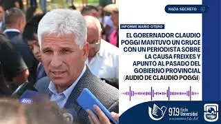 Informe Mario Otero | Cruce de Poggi con un periodista al ser consultado por la causa Freixes