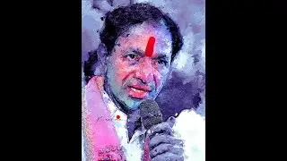 Telangana CM KCR digital painting  || Telangana State CM || #shorts