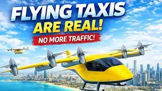Traffic Is Over! Flying Taxis Are Changing Cities Forever | eVTOL Flying Texi