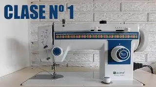 CLASE DE COSTURA 1(gratis) - ¿Cómo enhebrar una máquina de coser?