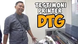 Testimoni Customer Probolinggo dan Training Mesin Printer DTG #VLOG-61