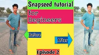 How to edit photo in snapseed 2020 | snapseed mae photo edit kaise krae | techshadab07m