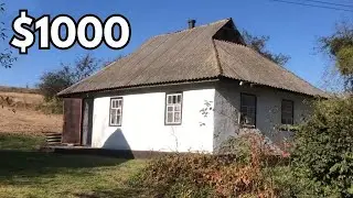 🏡 ХАТА В СЕЛІ ЗА $1000! ГАЗ, РІЧКА, 40 КМ ДО МІСТА 🌿