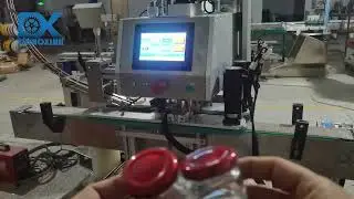 Automatic Capper, Automatic Capping Machine With Cap Feeder,  Caps Elevator
