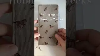 Setting up my Hobonichi Weeks #hobonichi #hobonichiweeks #jetpens #stationery #journal