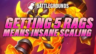 Getting 5 Lil Rags Means Insane Scaling | Dogdog Hearthstone Battlegrounds