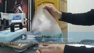 transformation du vinyle au  flex imprimable