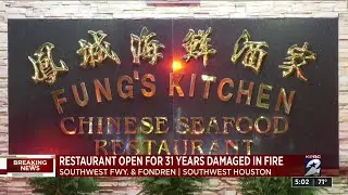 Restaurant open for 31 years damaged in fire in southwest Houston, police say