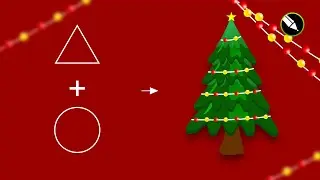 Christmas tree with Tips and Tricks in CorelDraw | Fk Online Education