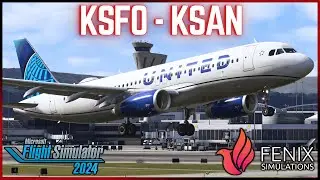 MSFS LIVE | City Update: California | Fenix A320 | San Francisco (SFO) ✈︎ San Diego (SAN) #msfs2024