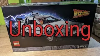 Unboxing Lego Back To The Future Time Machine - Set 10300 - 2022 release